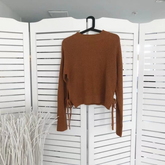 BNWOT Forever 21 Chestnut Sweater M - Picture 6 of 6